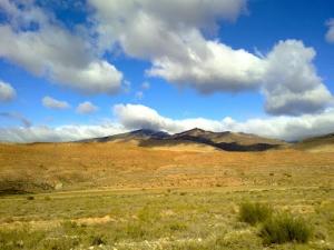 Ciel nuageux sur la périphérie de Msila