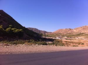 Autoroute longeant Oued Ouaddah (Wilaya de Msila)