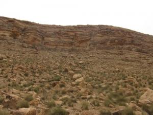 Vue sur Djebel  Louiza  à Msila