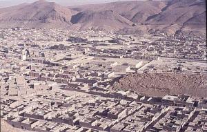 Survol de la ville de Bou Saada