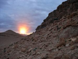 Coucher de Soleil sur les Montagnes de Bou Saada