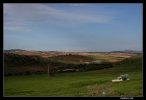 مدخل القرية الفلاحية لبلدية  فلاوسن  (1)