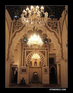 الصحن الداخلي للمسجد العتيق لمدينة  تلمسان  1