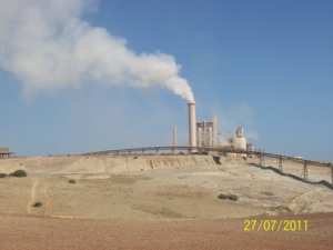 منظر ساحلي لميناء  بجاية