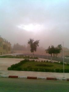 Vent de Sable sur le centre ville de Ouargla