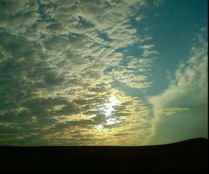 Lever du Jour sur le Sahara de Ouargla