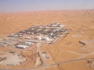 Vue d'une Installation Pétrolifère de Hassi Messaoud
