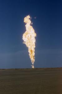 Puits en Feu en 1962 (Ouargla)