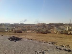 Vue d'ensemble sur la cité de Hassi Messaoud