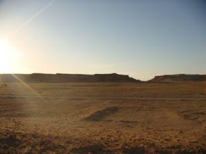 Lever du Jour sur la périphérie de Ouargla