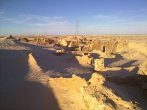 Les Ruines d'un ancien Ksar aux alentours de Ouergla