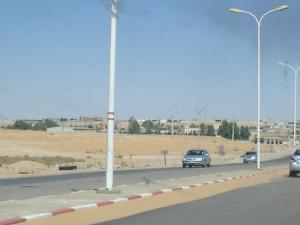 Autoroute menant à l'aéroport de Ouargla