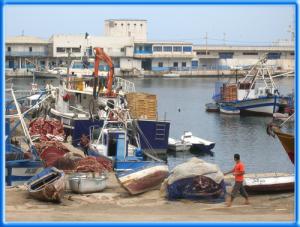 Bateau de Pêche au port d'Oran