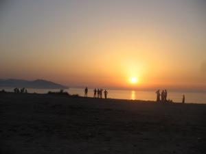 Coucher de Soleil sur une Plage d'Oran