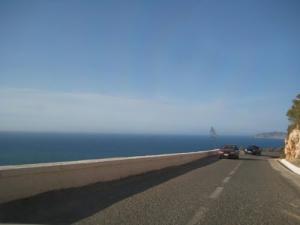 Route de la Plage Kristel sur la côte d'Oran