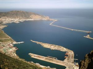 Vue Aérienne du Port d'Oran