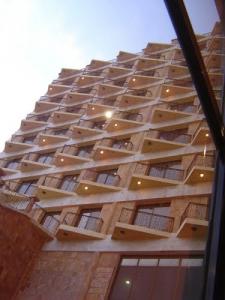 Cour Intérieure et façade de l?hôtel Hyatt Regency