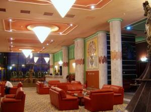 Hall de réception patchwork de l?hôtel Hyatt Regency