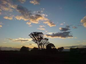 Coucher de soleil sur la commune de Sidi Chahmi