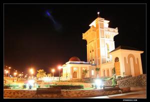 منظر ليلي لهضبة  لالة ستي  (ولاية تلمسان)