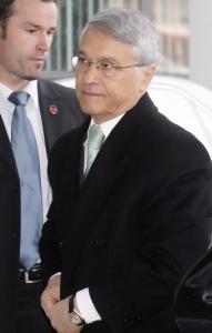 Algeria's Energy Minister Chakib Khelil arrives at the OPEC