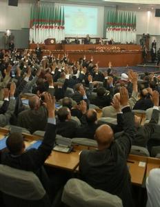 Algeria's parliament members overwhelmingly vote to approve changes to
