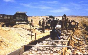 construction piste guentis ferkane 1961