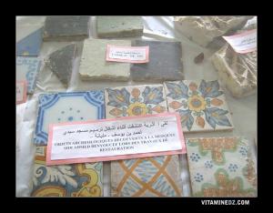Céramiques de l'ancienne Mosquée de Sidi Ahmed Benyoucef à Miliana