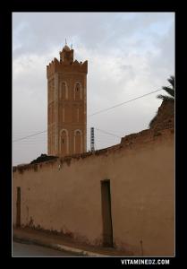 Minaret de la Mosquée de Sidi Mhamed Ben Bouziane à Kenadsa