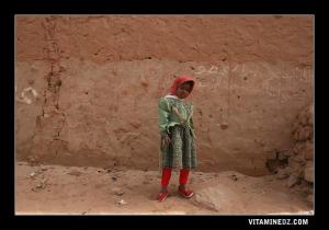 Petite fillette au village de Zaouiet Echikh