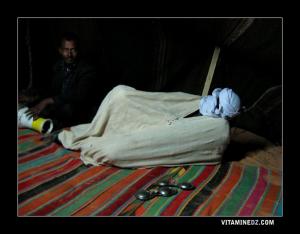 Position assez particuliere pour trouvé le sommeil