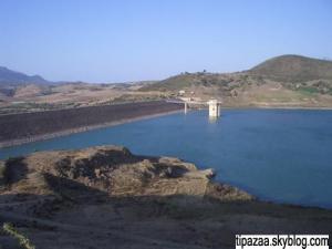 Le barrage de Boukourdane, commune de Sidi Amar, Tipaza