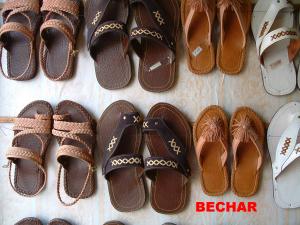 نعال تقليدية من مدينة  بشار