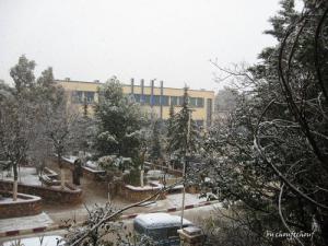 La poste d'El Bayadh sous la Neige