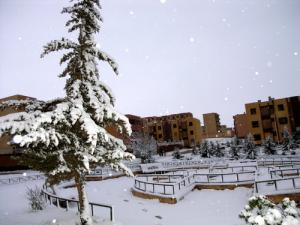 Centre ville d'El Bayadh sous la Neige