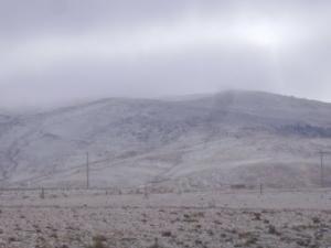 Les Montagnes d'El Bayadh sous la Neige