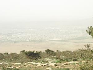 El Bayadh vu de son plus haut point (Djebel Boudarga)