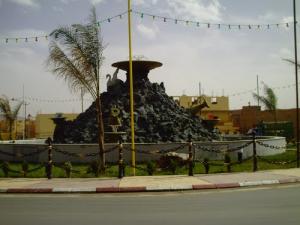 Nouveau Rond Point à El Haoud (Wilaya d'El Bayadh)