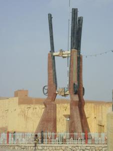 Architecture à la Place centrale de Brézina