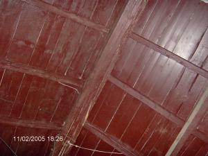 صورة لسقف جامع 'الشيخ السنوسي' عند مدخل 'درب مسوفة'