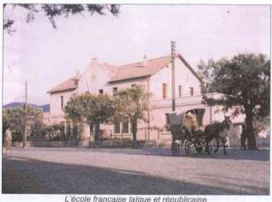 صورة قديمة لشوارع مدينة  بسباس  (الفترة الإستعمارية)