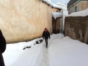 Bouzelatène sous la neige