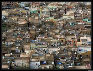 صورة لحي  بودغن  بأعالي مدينة تلمسان