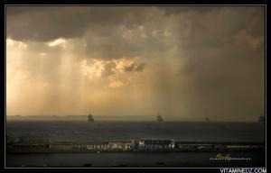 صورة لميناء الجزائر العاصمة