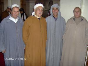 شيوخ المدرسة القرآنية لقرية 'بني سنوس' (ولاية تلمسان)