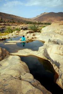 Reflet de touareg pres d'Iherir