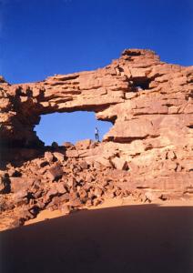 Architecture naturelle au parc national du Tassili