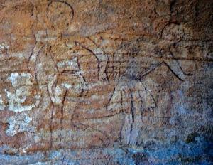 Peintures néolithiques à Jabbaren (Wilaya d'Illizi)