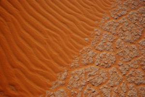 Lit d'une antique rivière traversant illizi