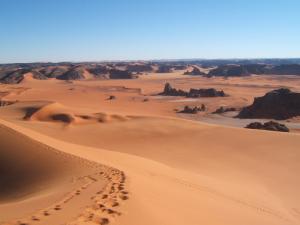 Paysage de Tin Merzouga à Illizi